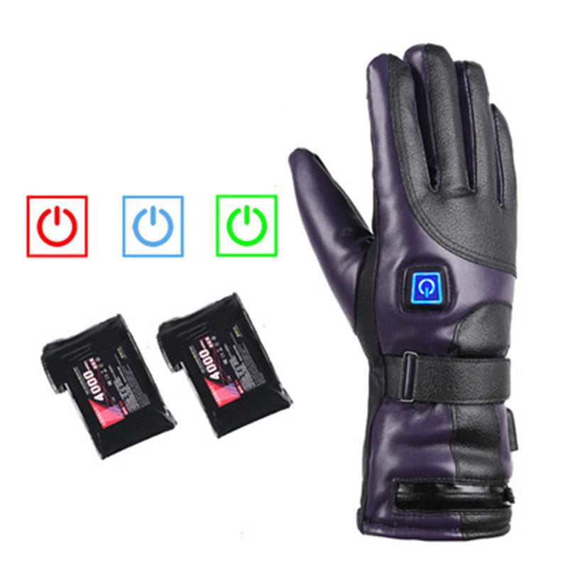 Warm gloves for outdoor cycling in winter