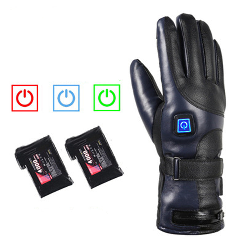 Warm gloves for outdoor cycling in winter
